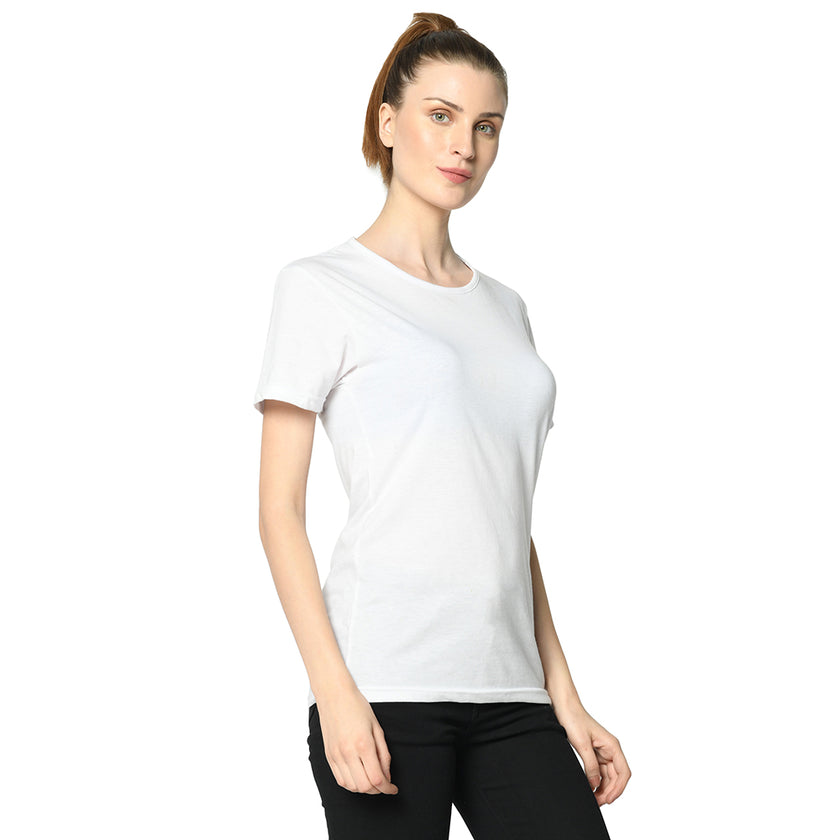 Vimal Jonney White Color  Tshirt For Women