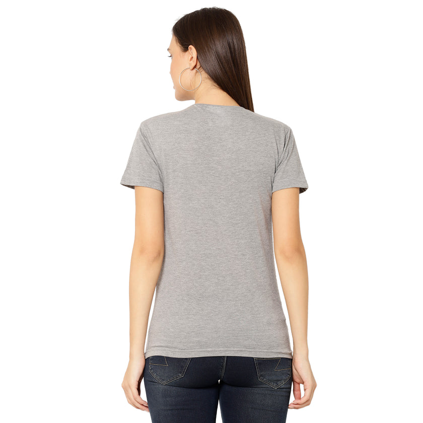 Vimal Jonney Silver Color T-shirt For Women