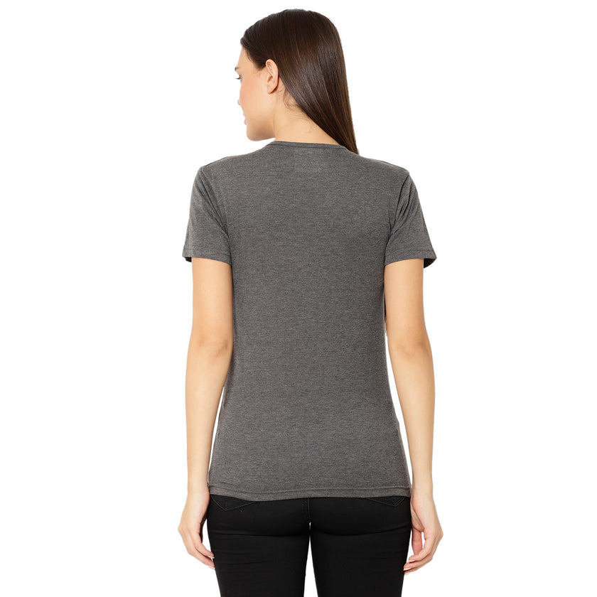 Vimal Jonney Grey Color T-shirt For Women