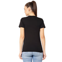 Vimal Jonney Black Color T-shirt For Women