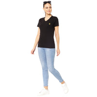 Vimal Jonney Black Color T-shirt For Women