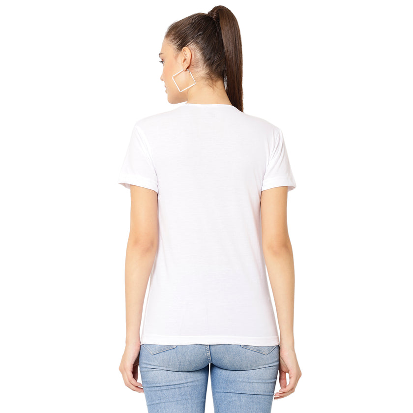 Vimal Jonney White Color T-shirt For Women