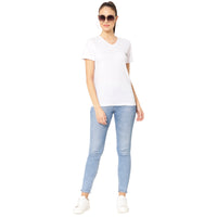 Vimal Jonney White Color T-shirt For Women